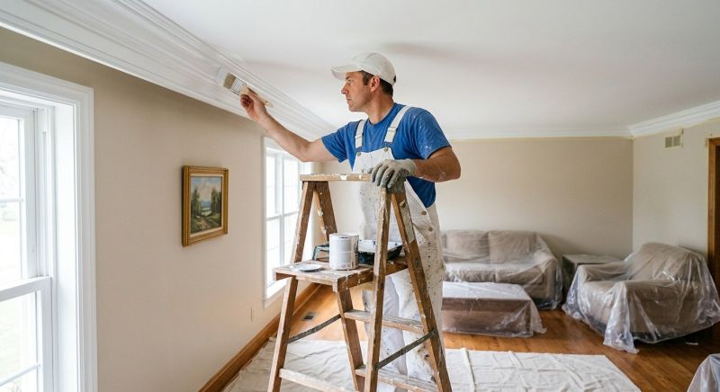 Crown Molding Painting in Waco, TX