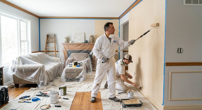 Interior Trim Painting in Waco, TX